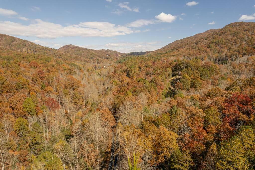 Villa Little Blue In The Smoky Mountains à Bryson City Extérieur photo