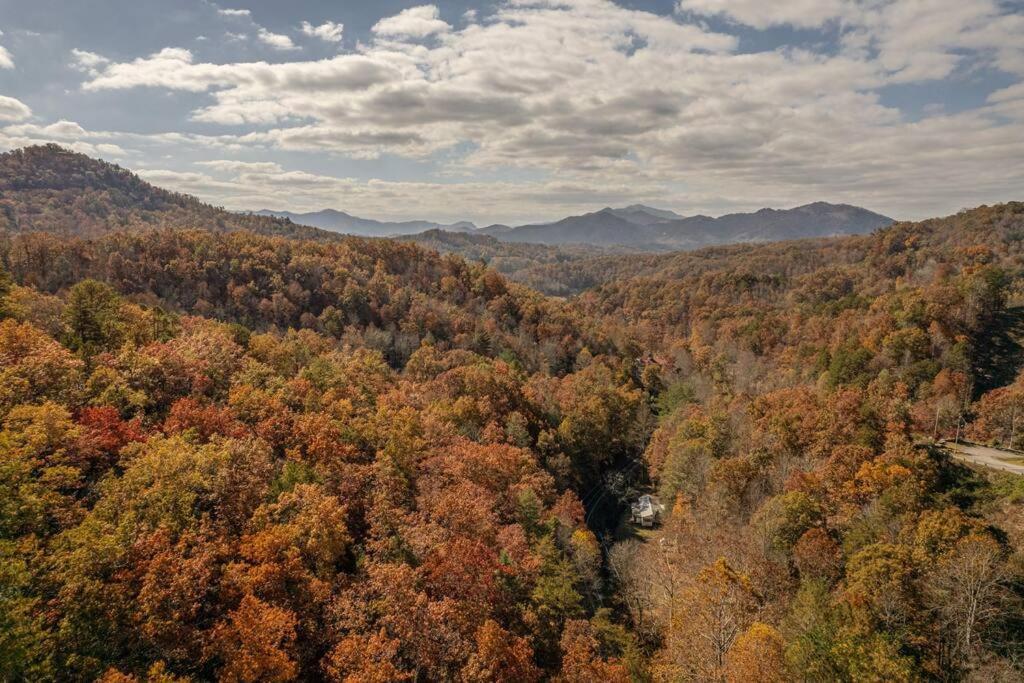 Villa Little Blue In The Smoky Mountains à Bryson City Extérieur photo